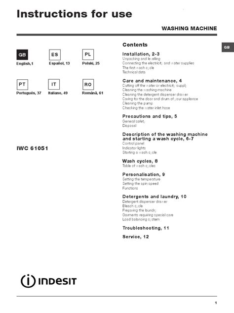 indesit iwc 61051 programme reset|indesit washing machine manual.